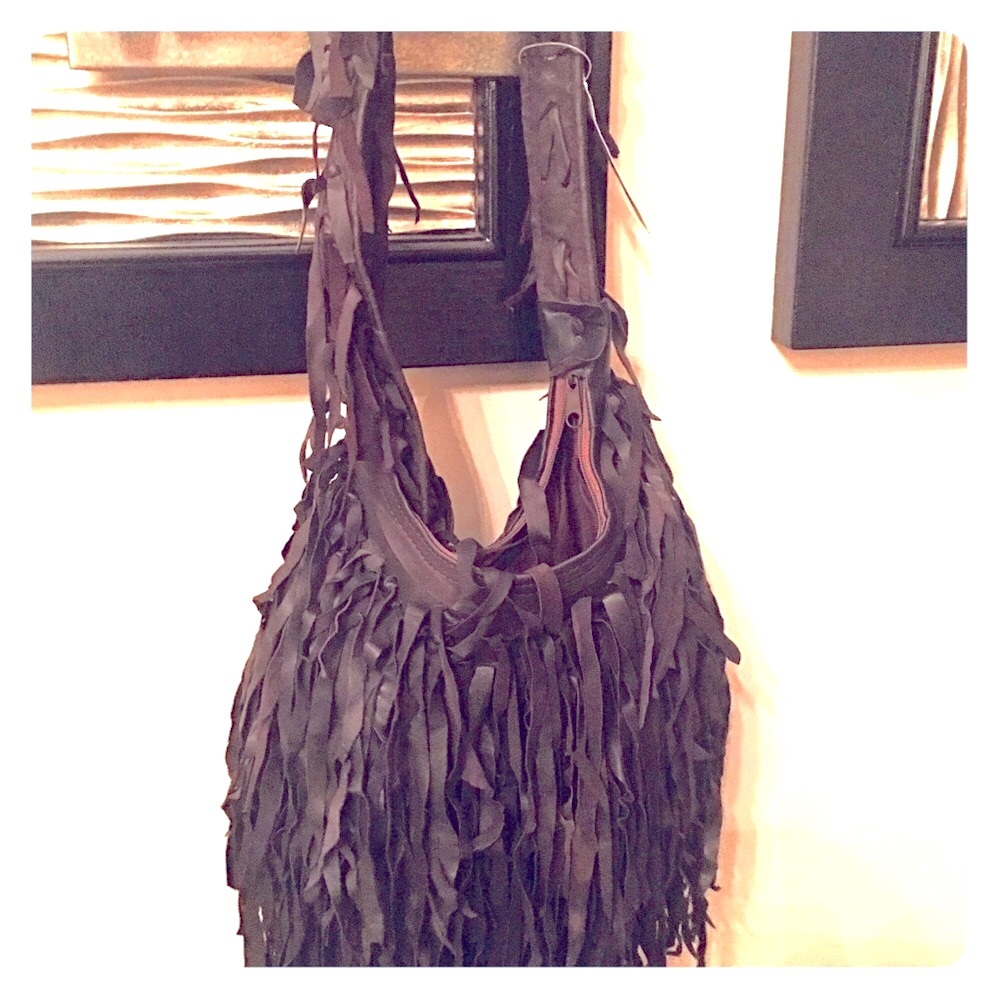 Italian Fringed Leather